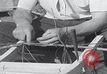 Image of Germans repair cable post WW2 Cologne Germany, 1945, second 39 stock footage video 65675080386