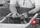 Image of Germans repair cable post WW2 Cologne Germany, 1945, second 41 stock footage video 65675080386