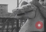 Image of children ride carousel Italy, 1950, second 8 stock footage video 65675080391