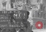 Image of bombed building Foggia Italy, 1944, second 32 stock footage video 65675080393
