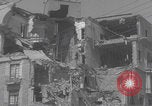 Image of bombed building Foggia Italy, 1944, second 33 stock footage video 65675080393