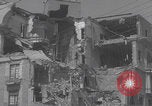 Image of bombed building Foggia Italy, 1944, second 46 stock footage video 65675080393