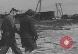 Image of US Army inspects wrecked trains WW2 Foggia Italy, 1944, second 32 stock footage video 65675080394