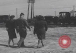 Image of US Army inspects wrecked trains WW2 Foggia Italy, 1944, second 36 stock footage video 65675080394