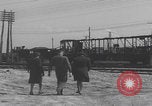 Image of US Army inspects wrecked trains WW2 Foggia Italy, 1944, second 40 stock footage video 65675080394