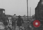 Image of US Army inspects wrecked trains WW2 Foggia Italy, 1944, second 53 stock footage video 65675080394