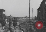 Image of US Army inspects wrecked trains WW2 Foggia Italy, 1944, second 56 stock footage video 65675080394