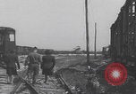 Image of US Army inspects wrecked trains WW2 Foggia Italy, 1944, second 57 stock footage video 65675080394