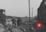 Image of US Army inspects wrecked trains WW2 Foggia Italy, 1944, second 58 stock footage video 65675080394