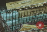 Image of supermarket shopping New York United States USA, 1968, second 21 stock footage video 65675080416
