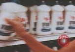 Image of supermarket shopping New York United States USA, 1968, second 31 stock footage video 65675080416