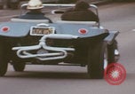Image of cars drive highway United States USA, 1968, second 22 stock footage video 65675080425