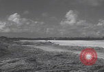 Image of Consolidated B-24 Liberator bombers landing Angaur Palau Islands, 1944, second 11 stock footage video 65675080435