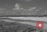 Image of Consolidated B-24 Liberator bombers landing Angaur Palau Islands, 1944, second 17 stock footage video 65675080435