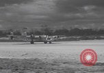 Image of Consolidated B-24 Liberator bombers landing Angaur Palau Islands, 1944, second 24 stock footage video 65675080435