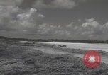Image of Consolidated B-24 Liberator bombers landing Angaur Palau Islands, 1944, second 39 stock footage video 65675080435