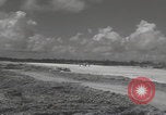 Image of Consolidated B-24 Liberator bombers landing Angaur Palau Islands, 1944, second 44 stock footage video 65675080435