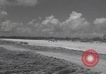 Image of Consolidated B-24 Liberator bombers landing Angaur Palau Islands, 1944, second 46 stock footage video 65675080435
