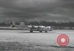 Image of Consolidated B-24 Liberator bombers landing Angaur Palau Islands, 1944, second 53 stock footage video 65675080435