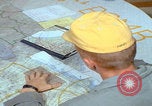Image of plotting on map Da Nang Vietnam, 1966, second 11 stock footage video 65675080458