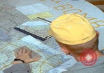 Image of plotting on map Da Nang Vietnam, 1966, second 14 stock footage video 65675080458