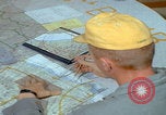 Image of plotting on map Da Nang Vietnam, 1966, second 19 stock footage video 65675080458
