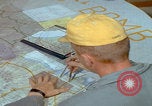 Image of plotting on map Da Nang Vietnam, 1966, second 24 stock footage video 65675080458
