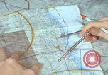 Image of plotting on map Da Nang Vietnam, 1966, second 40 stock footage video 65675080458