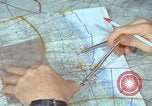 Image of plotting on map Da Nang Vietnam, 1966, second 41 stock footage video 65675080458