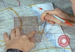 Image of plotting on map Da Nang Vietnam, 1966, second 45 stock footage video 65675080458