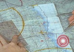 Image of plotting on map Da Nang Vietnam, 1966, second 48 stock footage video 65675080458