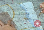 Image of plotting on map Da Nang Vietnam, 1966, second 49 stock footage video 65675080458