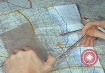 Image of plotting on map Da Nang Vietnam, 1966, second 51 stock footage video 65675080458