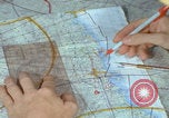 Image of plotting on map Da Nang Vietnam, 1966, second 55 stock footage video 65675080458