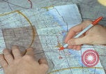 Image of plotting on map Da Nang Vietnam, 1966, second 57 stock footage video 65675080458
