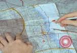 Image of plotting on map Da Nang Vietnam, 1966, second 58 stock footage video 65675080458