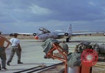 Image of US B-57B bomber arrival Bien Hoa Vietnam, 1965, second 20 stock footage video 65675080461