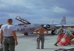 Image of US B-57B bomber arrival Bien Hoa Vietnam, 1965, second 24 stock footage video 65675080461