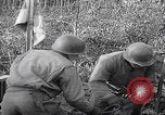 Image of US soldiers marching Merode Germany, 1944, second 61 stock footage video 65675080479