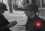 Image of General Culin awarding soldiers Libramont Belgium, 1945, second 21 stock footage video 65675080480