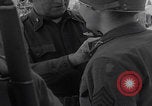 Image of General Culin awarding soldiers Libramont Belgium, 1945, second 23 stock footage video 65675080480