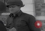 Image of General Culin awarding soldiers Libramont Belgium, 1945, second 30 stock footage video 65675080480