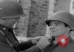 Image of General Culin pinning bar Libramont Belgium, 1945, second 19 stock footage video 65675080481