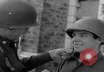 Image of General Culin pinning bar Libramont Belgium, 1945, second 24 stock footage video 65675080481
