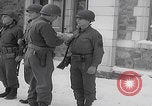 Image of General Culin pinning bar Libramont Belgium, 1945, second 35 stock footage video 65675080481