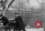 Image of German civilians fleeing Aachen Germany, 1945, second 32 stock footage video 65675080482