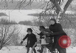 Image of German civilians fleeing Aachen Germany, 1945, second 41 stock footage video 65675080482