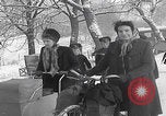 Image of German civilians fleeing Aachen Germany, 1945, second 46 stock footage video 65675080482