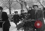Image of German civilians fleeing Aachen Germany, 1945, second 47 stock footage video 65675080482