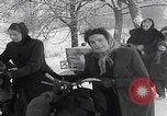 Image of German civilians fleeing Aachen Germany, 1945, second 51 stock footage video 65675080482